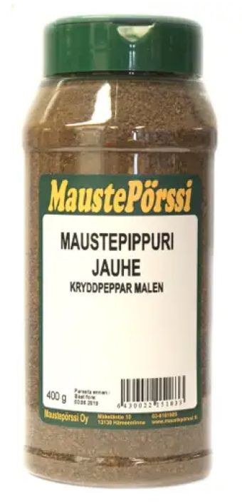 Maustepippuri jauhe 0,8 prk (400g) 902-616