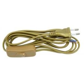 Välikytkinjohto 2+0,5m kulta