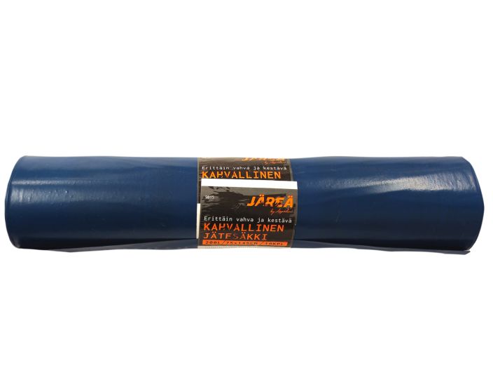 Jarea Coex kahvallinen jatesakki 200L sini-musta 10kpl Erikoisvahva kantokahvoilla varustetut jatesakit esimerkiksi