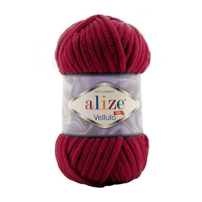 Alize Velluto lanka 107 kirsikka 100g AVE-107
