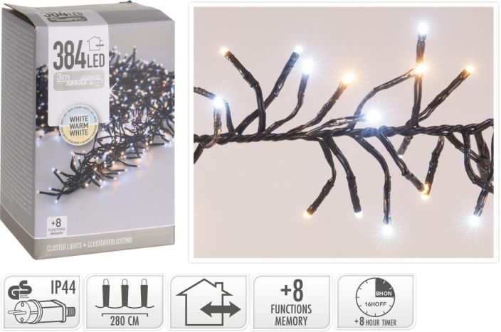 Valoketju Cluster 384led valk. AX8550510