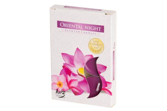 Tuoksulampokynttila Oriental Night 6kpl 322955 924-2367