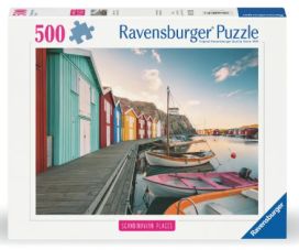 Ravensburger Boathouses in Smogen, Sweden 500p palapeli