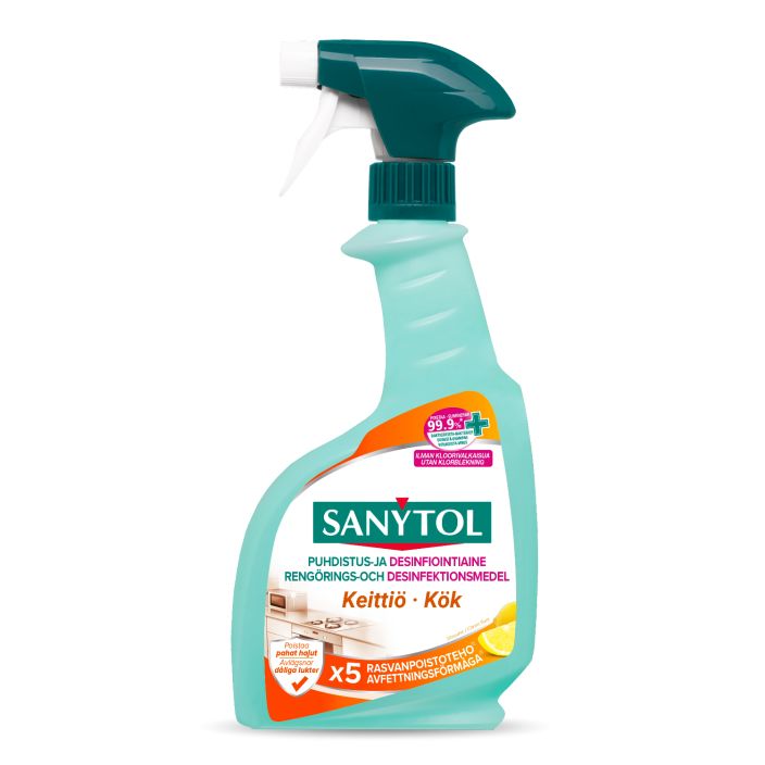 Sanytol puhdistus- ja desifiointiaine keittio 500ml 3922 932-089