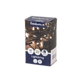 Finnlumor valoketju 80LED lämmin valkoinen