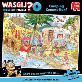 Wasgij Mystery 6 Camping commotion 1000 palaa