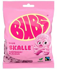 Bubs Raspberry skalle 90g 11286