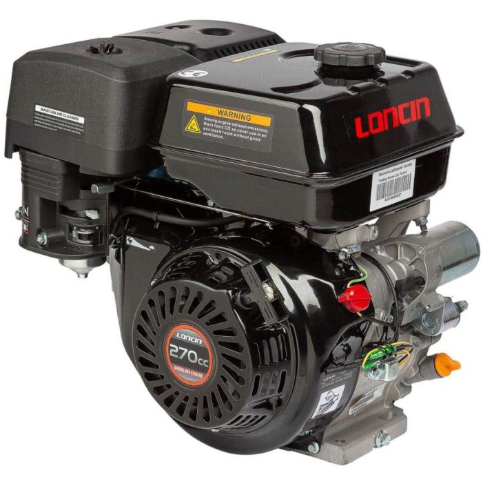 Loncin vaaka-akselimoottori 9hp, 270cc, sahkostartti G270F 995-018