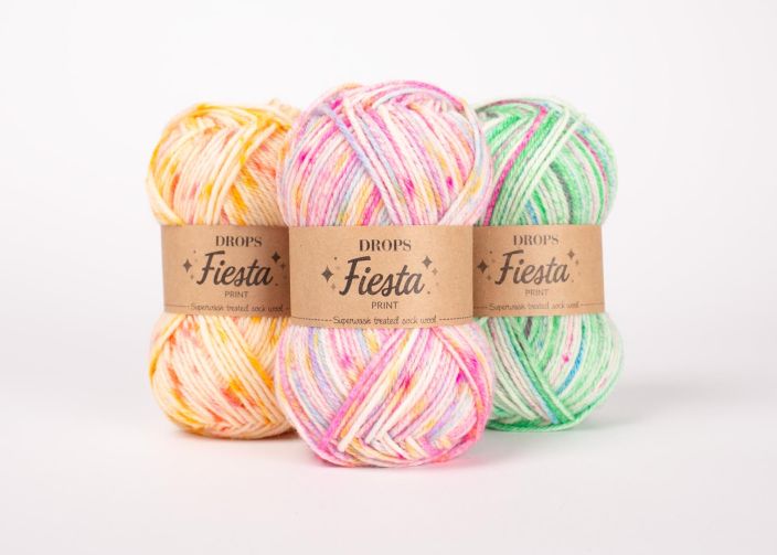 Drops Fiesta sukkalanka 14 rainbow sprinkles 50g 106114 tuotekuva 2