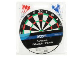 Atom tikkataulu+tikat 6kpl