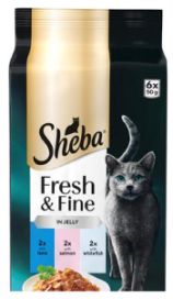 Sheba Sheba Fresh&Fine kalalajitelma hyytelössä 6x50g 472942