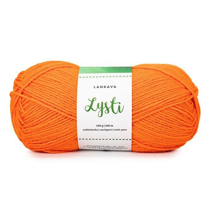 Lankava Lysti sukkalanka 878 samettiruusu 100g LYSTI-878