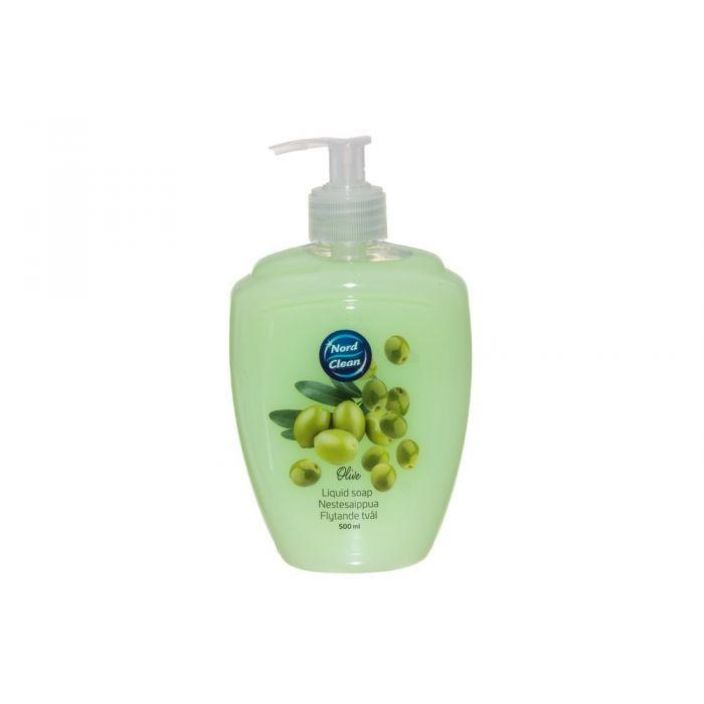 Nord clean nestesaippua 500ml oliivi 621396 924-2494