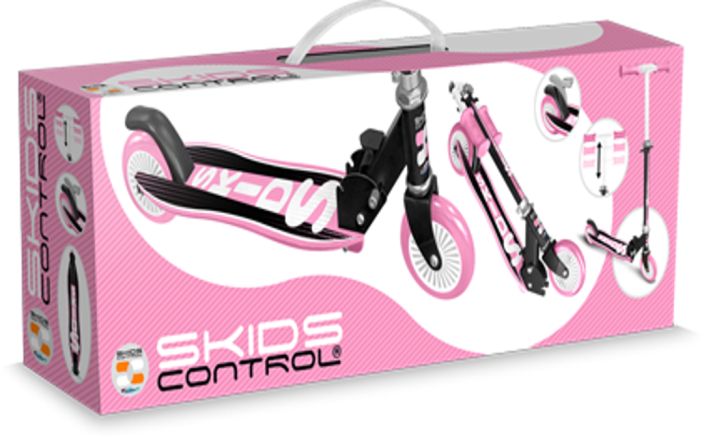 Skids Control taitettava potkulauta pinkki 60224 990-266