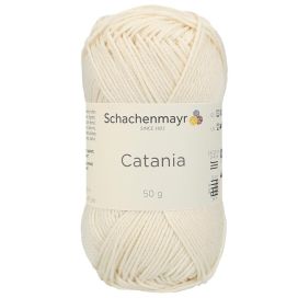 Schachenmayr Catania puuvillalanka 130 creme 50g 9801210-00130