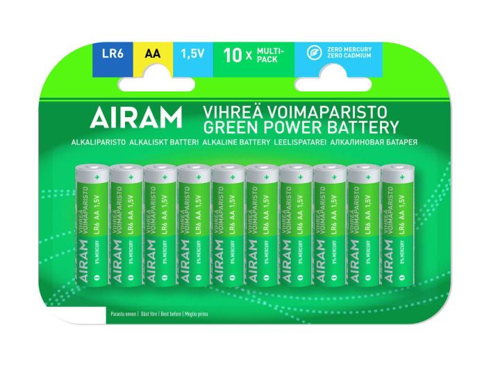 Paristo alkali LR6 AA 10kpl 9471494 917-199