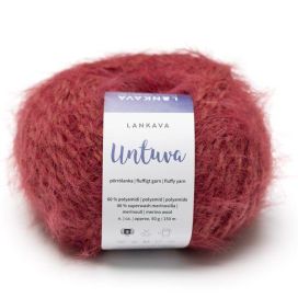 Lankava Untuva pörrölanka 49 tumma roosa 50g