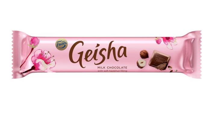 Geisha patukka 37g Lisaa tama vaaleanpunainen klassikko ostoskoriisi ja tee seuraavasta tauostasi pieni pala luksusta! Geisha patukka 37g Lisaa tama vaaleanpunainen klassikko ostoskoriisi ja tee seuraavasta tauostasi pieni pala luksusta!