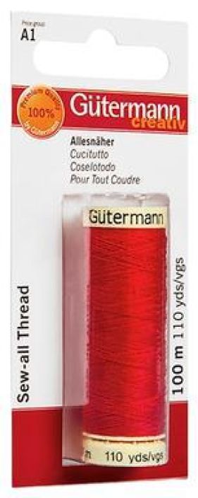 Gutermann ompelulanka 156 punainen 100m 795208