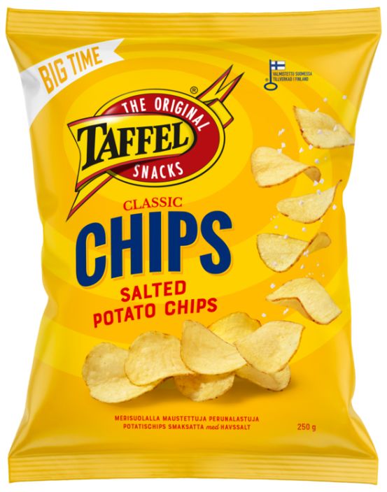 Taffel Classic Chips 250g 901-337
