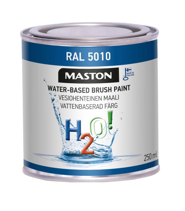 H2O! RAL5010 Gentiansininen 250ml 1715010 908-691