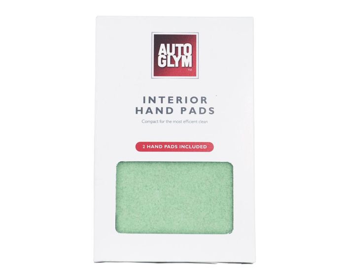 Autoglym Interior Hand Pad Irrottaa ja poistaa lian ja tahrat turvallisesti kaikilta sisapinnoilta.