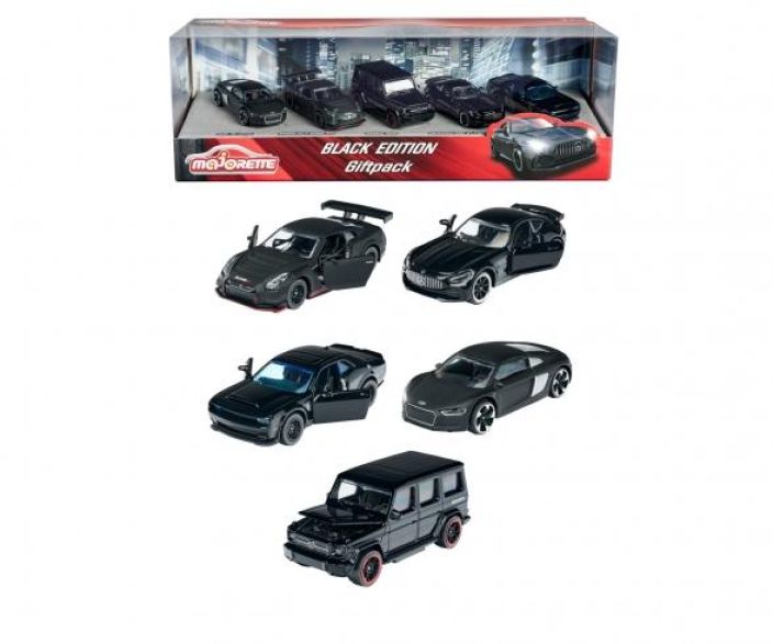 Majorette Black edition 5kpl lahjapakkaus 922-3018