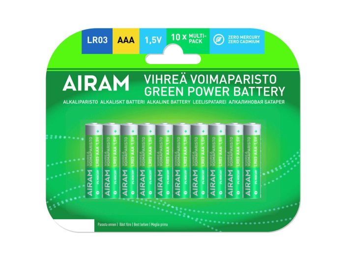 Paristo alkali LR03 AAA 10kpl 9471495 917-200