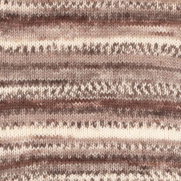 Drops Fabel print 912 soft chocolate 50g 1070912 tuotekuva 1