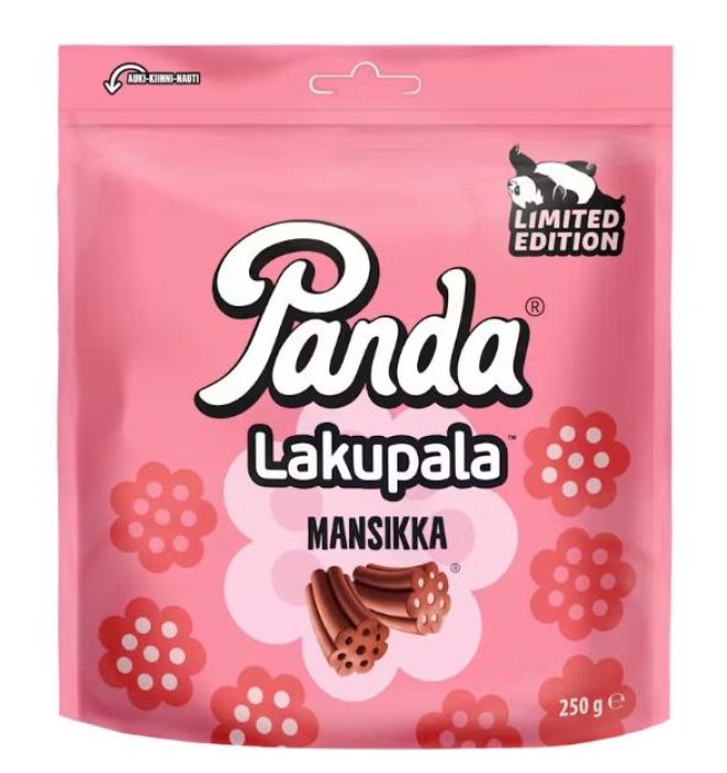 Panda Lakupala mansikka 250g 901-304 Panda Lakupala mansikka 250g 901-304