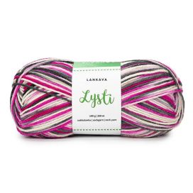 Lankava Lysti sukkalanka 6000 lumikirsikka 100g