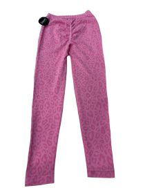 Treenitrikoot pinkki leopardi S-L