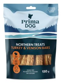 PrimaDog PD Northern Treats kalkkuna-peuratanko 150g 10098