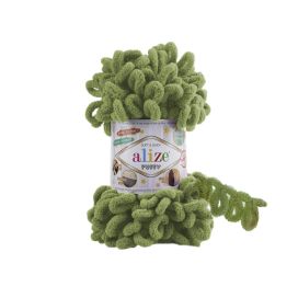 Lankava Alize Puffy 485 vihreä 100g PUFFY-485