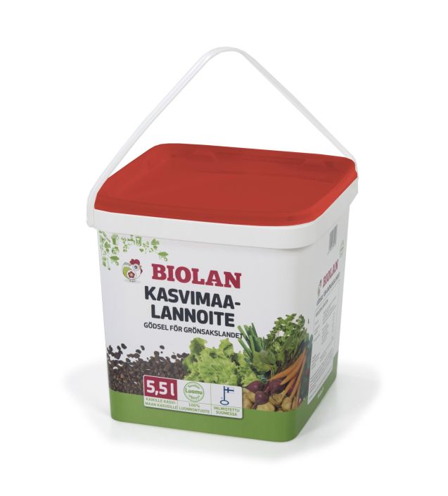 Biolan kasvimaanlannoite 5,5L 53545050 940-142 5,5L