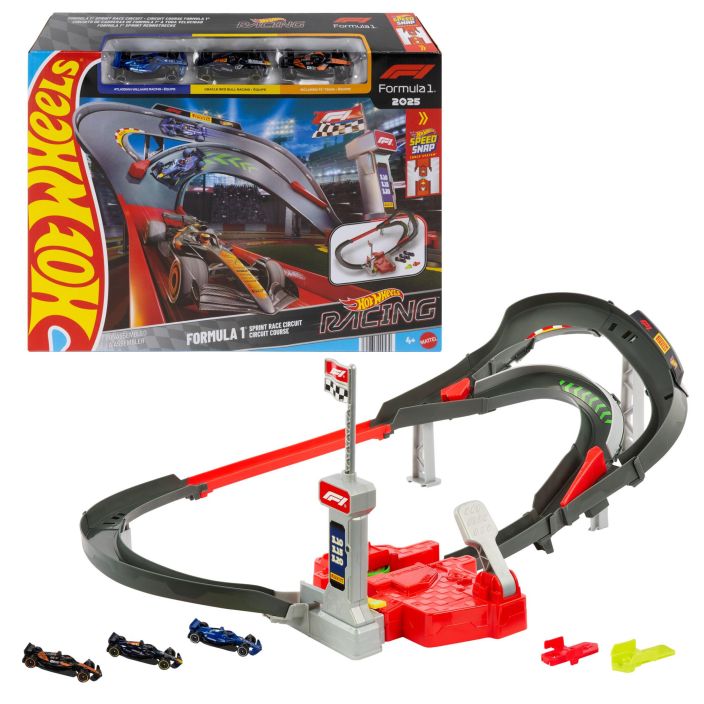 Hot Wheels Racing Formula 1 Sprint Race Circuit -ratasetti 02026035 tuotekuva 1