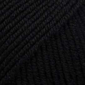 Drops Merino Extra Fine 02 black 50g