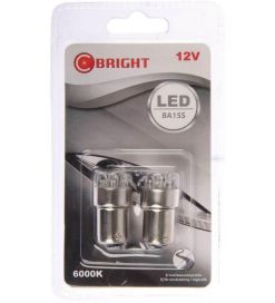 C-Bright C-Bright LED-Polttimopari BA15D 5led 12V valk. 29-261VA-C
