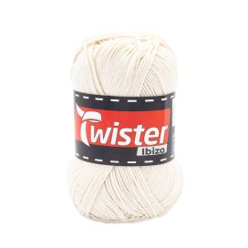 Twister Ibiza puuvillalanka 20 creme 50g