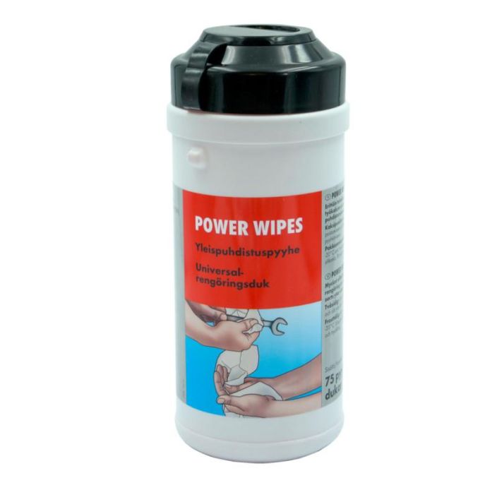 Puhdistuspyyhe Power Wipes 75kpl Puhdistusliina Power Wipes - Tehokas ja monipuolinen puhdistusliina, joka irrottaa vaikean