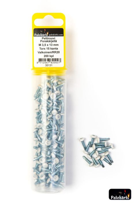 Peltiruuvi porakarjella M 3,5 x13mm 200kpl 35131 980-3102 Torx 15 valk. RR20