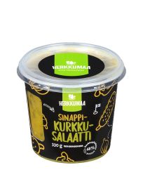 Herkkumaa sinappikurkkusalaatti 330g