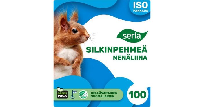 Serla silkinpehmea nenaliina 100kpl 89476 901-2212