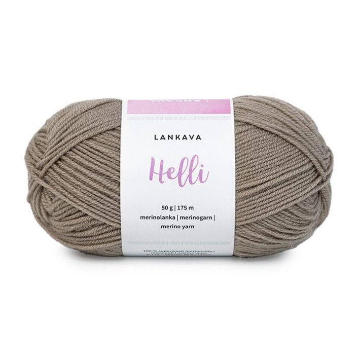 Lankava Helli 343 harmaanruskea 50g HELLI-343