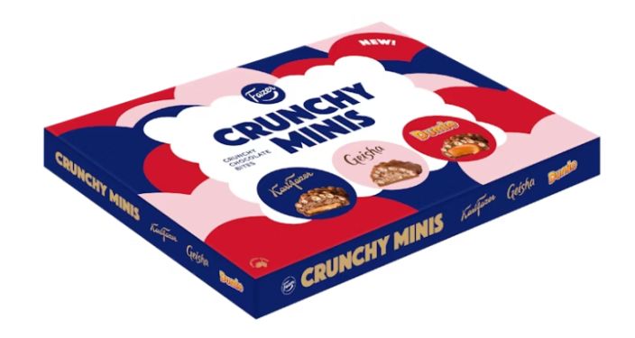 Fazer Crunchy Mini suklaakonvehdit 148g 402627 906-485