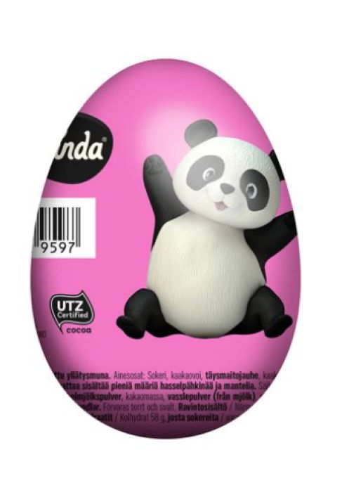 Panda suklaamuna 20g tuotekuva 1 Panda suklaamuna 20g tuotekuva 1