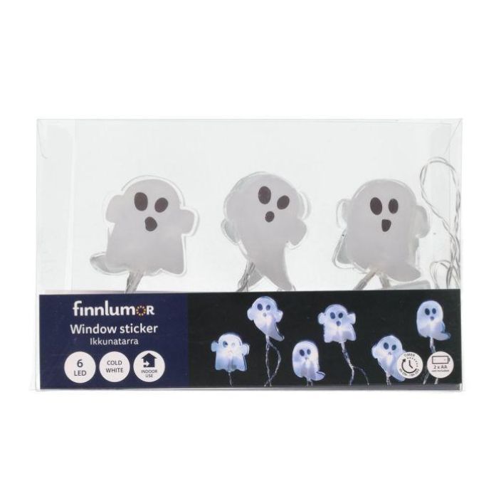 Finnlumor ikkunatarra halloween 6 kpl irroitettava 649748 tuotekuva 1