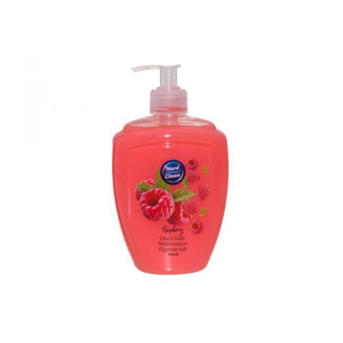 Nord clean nestesaippua 500ml vadelma 621393 924-2486