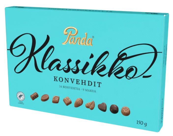 Panda Klassikko suklaakonvehteja 150g 901-316