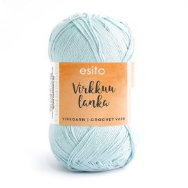 Esito virkkuulanka 9050 vaaleansininen 100g